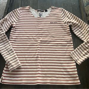 Madison Scotch Amsterdams Blauw knot top sz 1